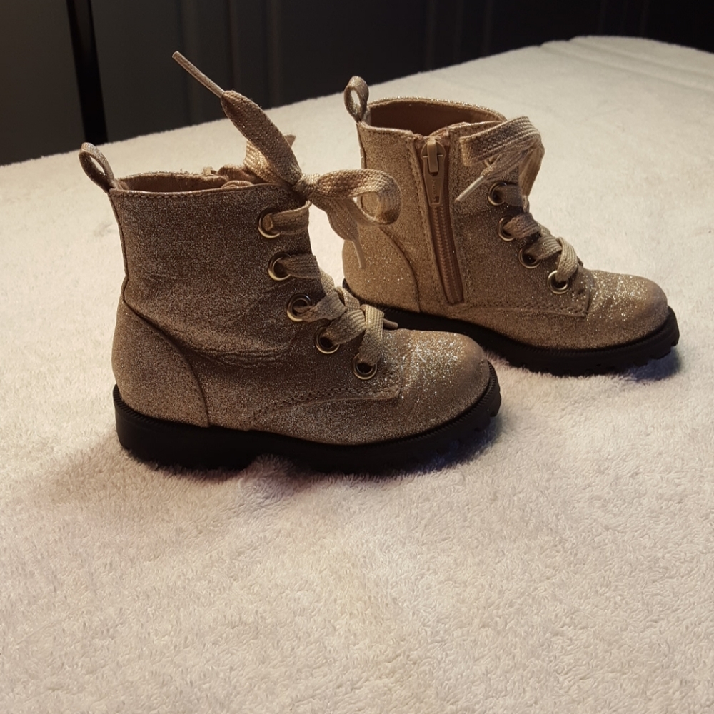 Gold Sparkly Boots